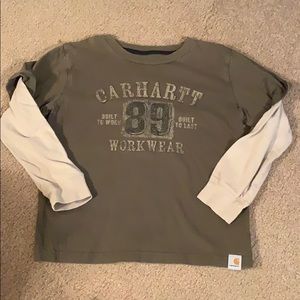 Carhartt size 6 long sleeve shirt